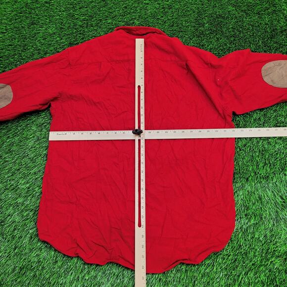 Vintage Pendleton Wool Button Shirt M/L 22x28 Elbow-Patch USA - Picture 5 of 15